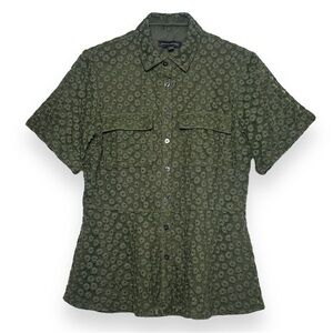 Banana Republic Olive Green Button Down Shirt